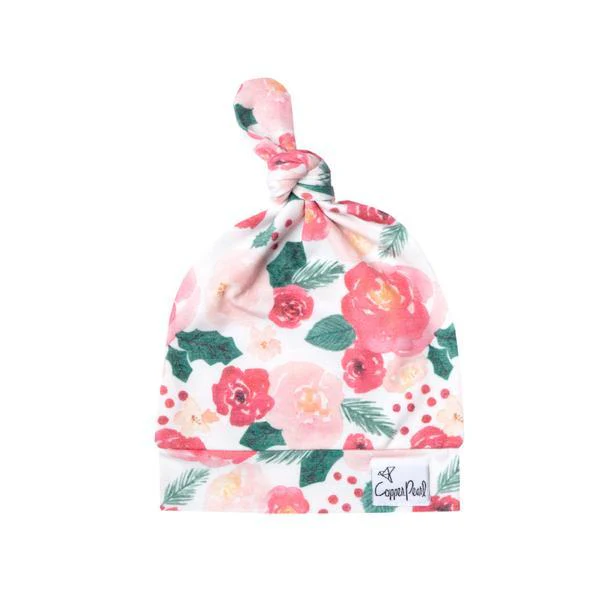 Copper Pearl - Top Knot Baby Hat - Image 10