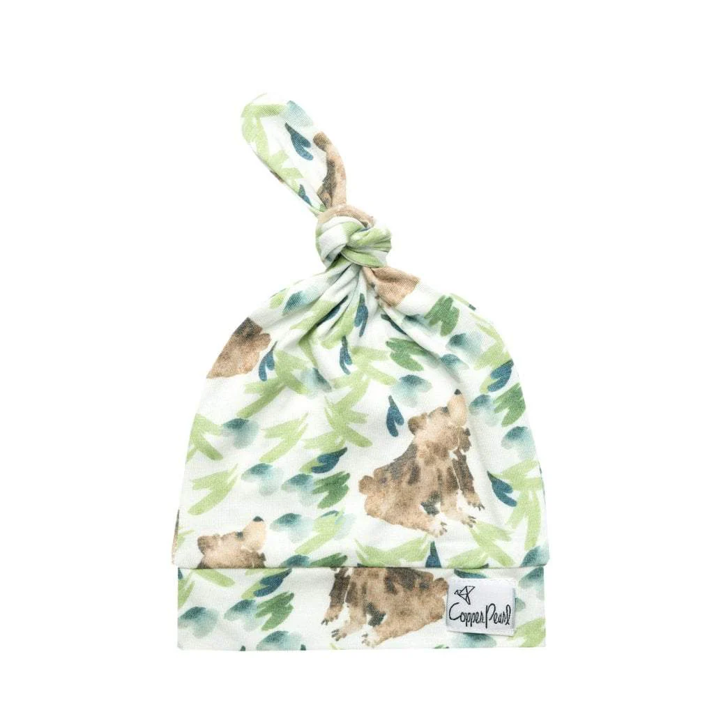 Copper Pearl - Top Knot Baby Hat - Image 12