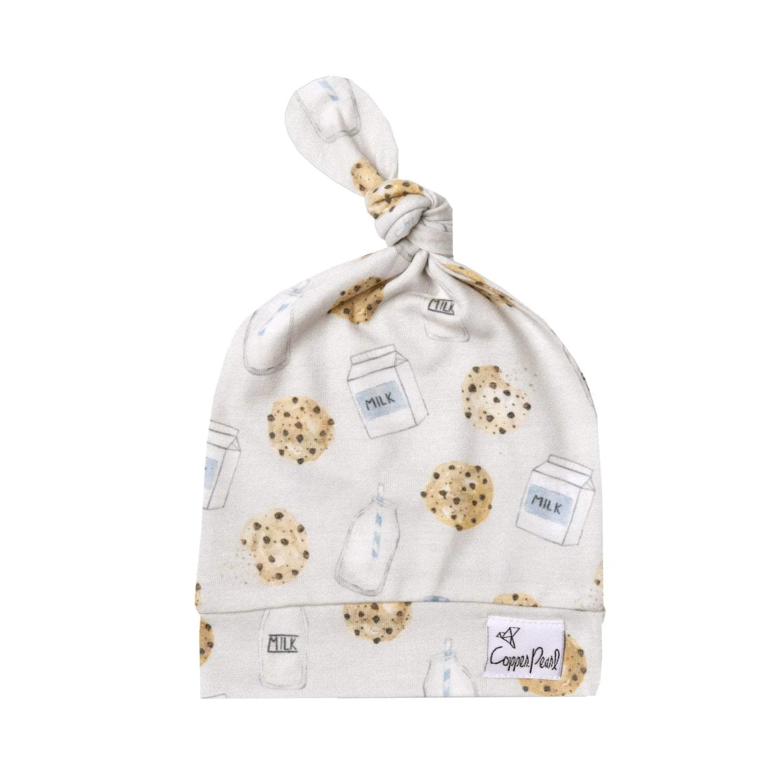 Copper Pearl - Top Knot Baby Hat - Image 7