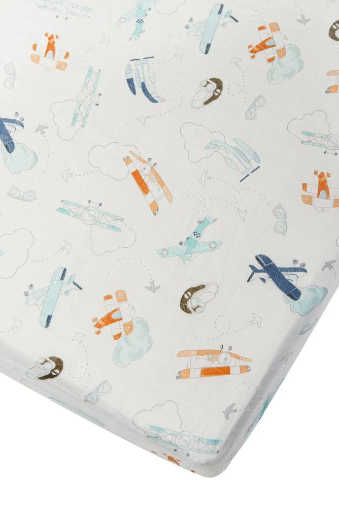 Loulou Lollipop - Fitted Muslin Crib Sheet - Image 6