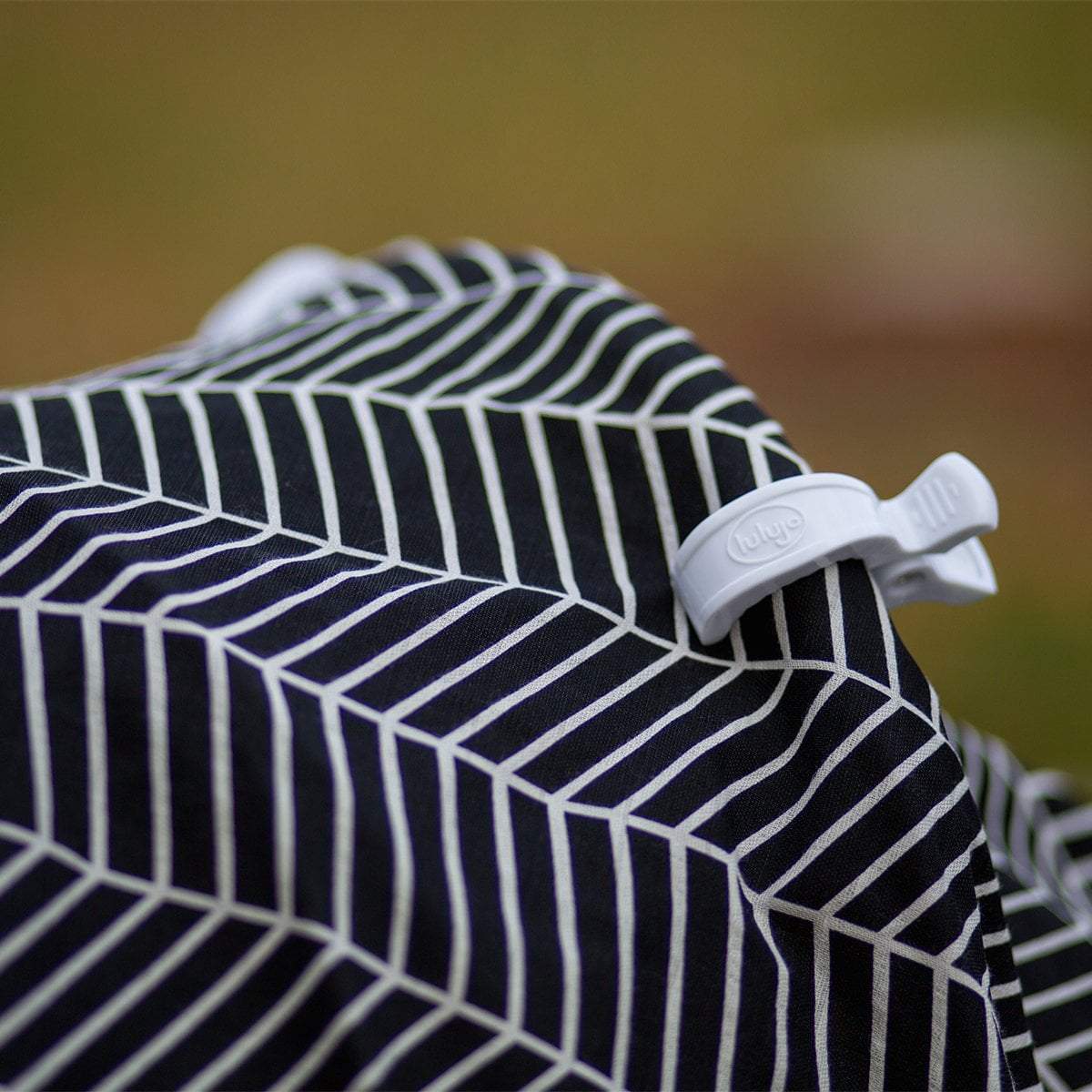 Lulujo - 2pk White Stroller Clips - Image 3