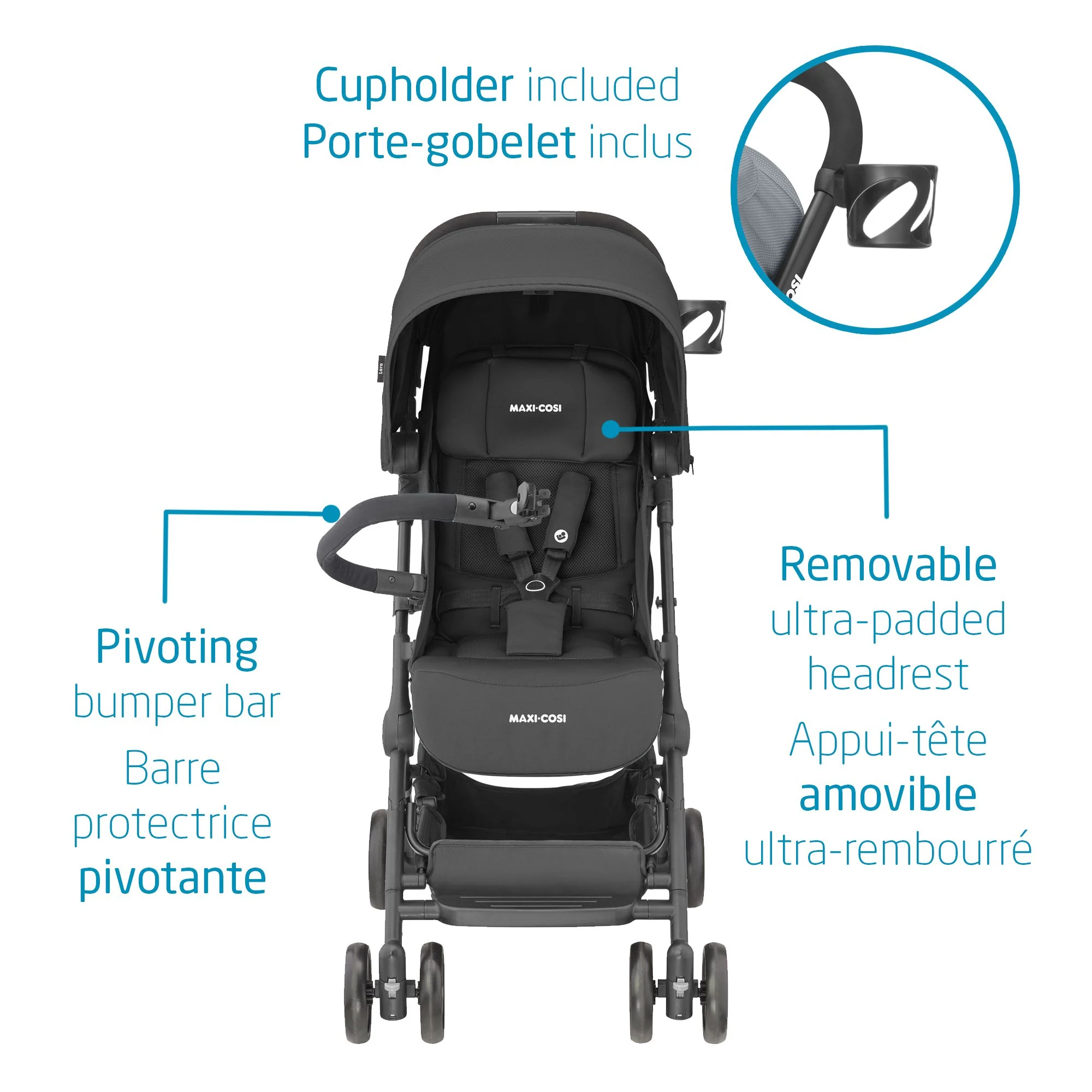 Maxi Cosi - Lara Ultracompact Stroller - Image 8