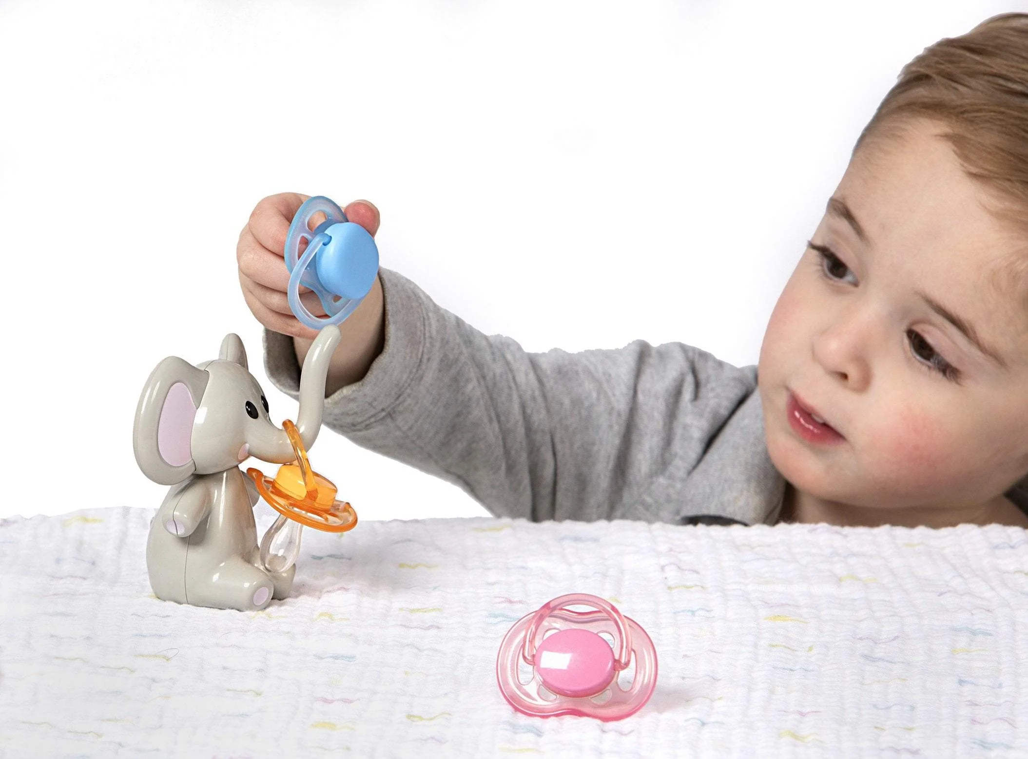 Melii Baby - Pacifier Holder- Elephant - Image 3