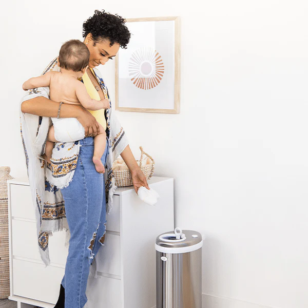 Ubbi - Steel Diaper Pail - Odor Resistant - Image 6